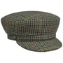 Casquette Marin Houndstooth Check by Lierys olive