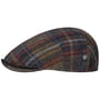 Casquette Capri Wool Check by Lierys bleu-rouge