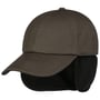 Oreillettes Waxed Casquette de Baseball Avec by Lipodo taupe