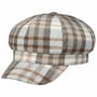 Casquette Gavroche Rideca Check by Lipodo bleu clair