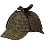 Casquette Deerstalker Houndstooth by Lipodo olive