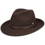 Chapeau Bogart Davito Crushable by Lierys marron foncé