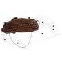 Chapeau Imena Pillbox by Lierys marron