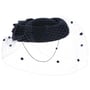 Chapeau Imena Pillbox by Lierys bleu foncé