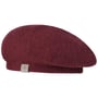Béret en Tricot avec Laine Mohair Uni by Lierys bordeaux