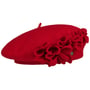 Béret en Laine Foulée Leonia by Lierys rouge