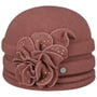 Bonnet en Laine Foulée Rivena by Lierys vieuxrose