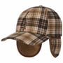 Casquette à Oreillettes Classic Plaid by Kangol marron-beige