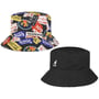 Chapeau Réversible Adman Bucket by Kangol noir