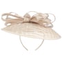 Serre-Tête Chess Sinamay Saucer by McBURN beige