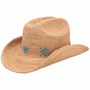 Chapeau de Raphia Odessa Western by Brixton nature