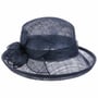 Chapeau de Fête Avelisse Sinamay by Seeberger bleu foncé