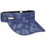 Visière Floral Print Denim by Seeberger denim-bleu foncé