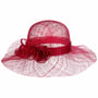 Chapeau de Fête Lioressa Sinamay by Seeberger rouge