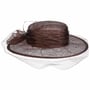 Chapeau de Fête Liorenne Sinamay by McBURN marron