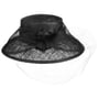 Chapeau de Fête Auvelline Sinamay by McBURN noir