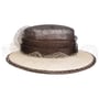 Chapeau de Fête Avellira Sinamay by McBURN nature-marron