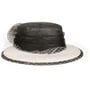 Chapeau de Fête Avellira Sinamay by McBURN blanc-noir