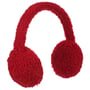 Webpelz-Earmuff Curly by McBURN rouge foncé