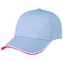 Casquette Zoom Piping Sandwich bleu clair