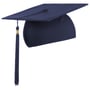 Coiffe de Diplômé Flexible by Lierys bleu foncé