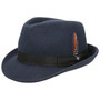 Chapeau Lucille Trilby by Stetson bleu