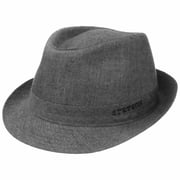 Chapeau Stetson Geneva - Lin Naturel | Fabriqué En Italie | Protection UV