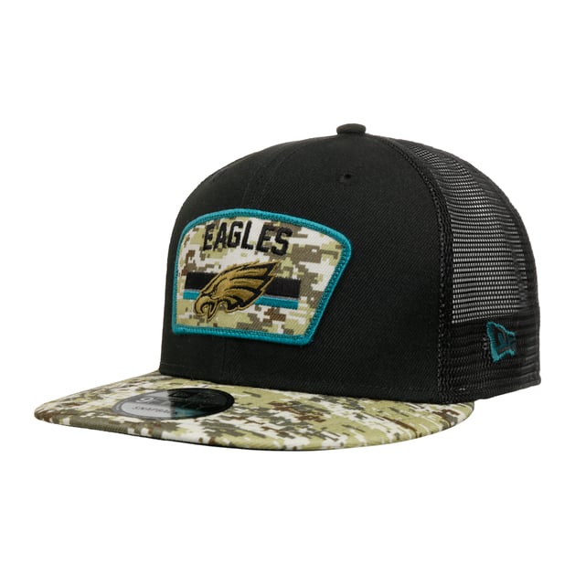 Casquette New Era 9FIFTY Philadelphia Eagles - Vert Snapback Officiel NFL, Saquon Barkley, Réglage Tissu