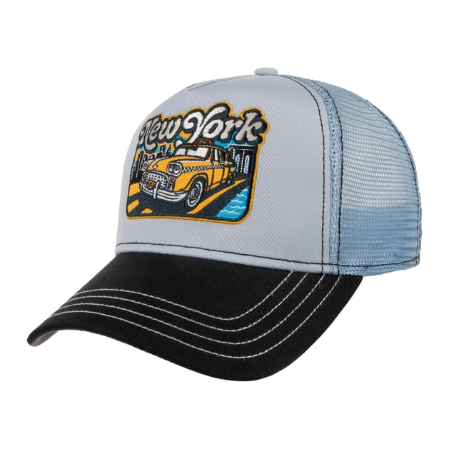 Casquette Trucker Black Clover - Blanc Et Bleu Clair - Taille Unique - Ajustable