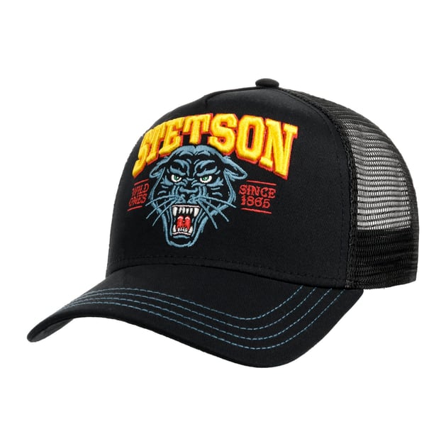 STETSON Casquette Trucker Heritage Rodeo Hoe - De Baseball Esh Snapback, Avec Visière