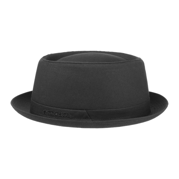 HEYANN Chapeau Pork Pie Vintage – Fedora Été Unisexe Respirant, Protection Solaire, Bord Court Élégant (Gris Clair, Rouge, Bleu, Bleu Lin)