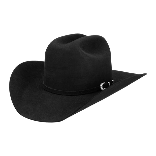 Chapeau Western Stetson Vintage Homme – Marron, Plume, 7 1/8, Laine Et Rayonne