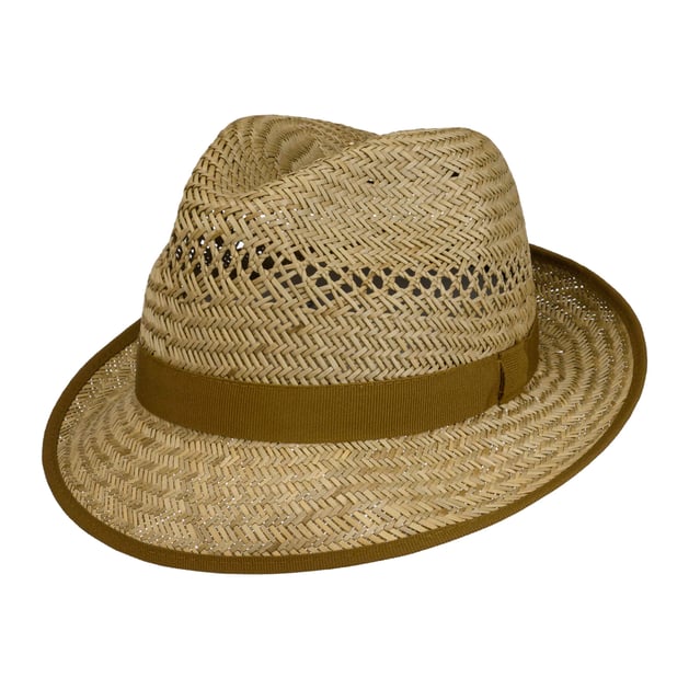 Lipodo Chapeau En Feutre Bogart Femme Homme - Made In Italy - Fedora Laine Avec Ruban Gros Grain